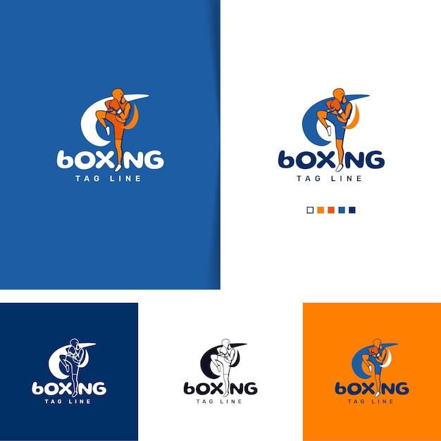 Kickboxing  logo design