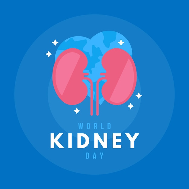 Kidney day illustration