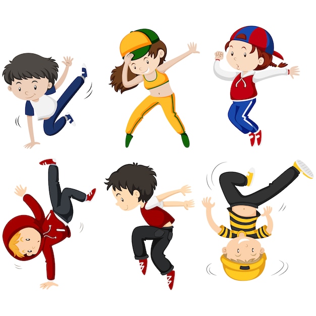 Kids dancing collection