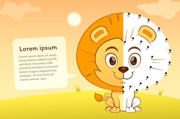 Бесплатное векторное изображение Дизайн шаблона детской игры