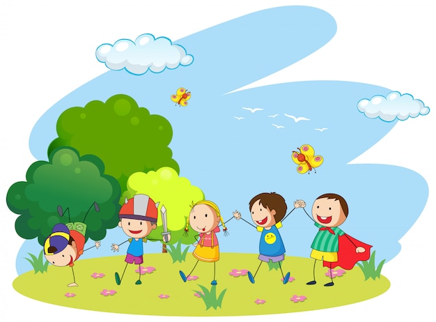 Kids garden Vectors & Illustrations for Free Download | Freepik
