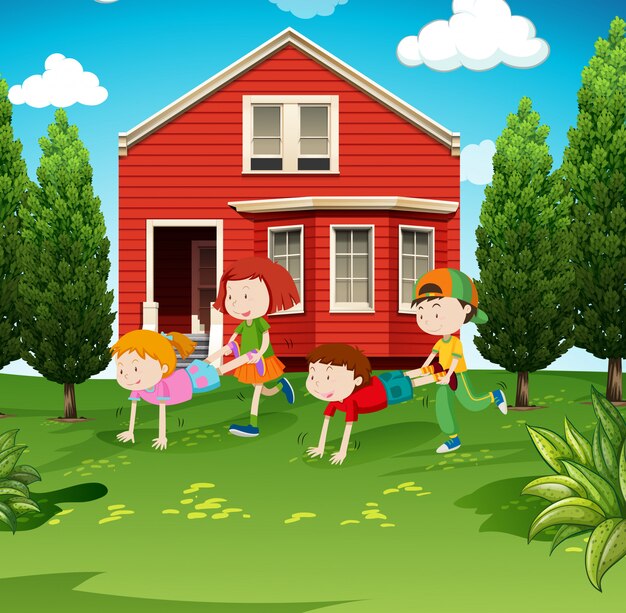 Kids Drawing House Images - Free Download on Freepik