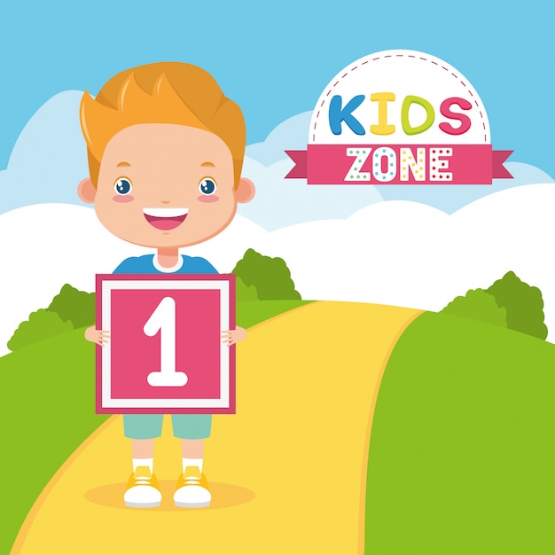 Free vector kids zone background