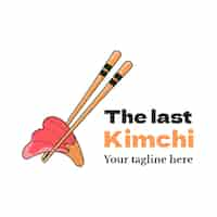 Free vector kimchi food logo design