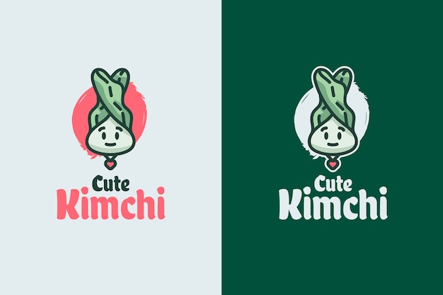 Kimchi logo design template