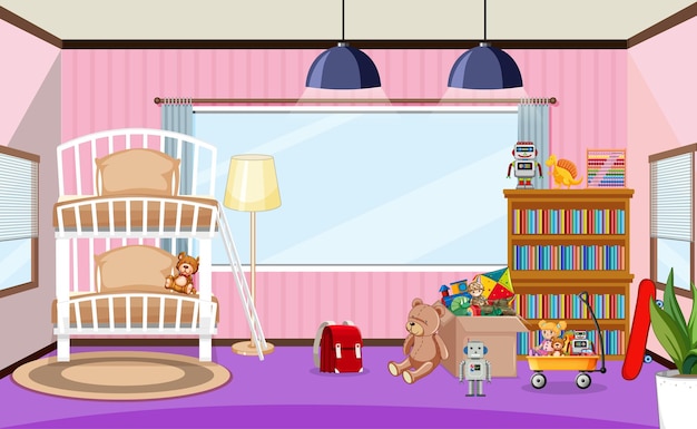 Kindergarten room interior design