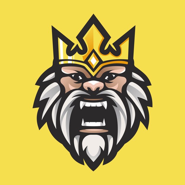 Premium Vector | King logo design vector