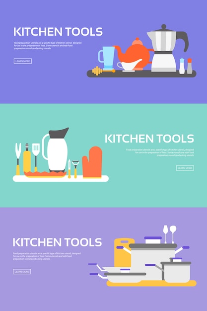 Kitchen tools collection