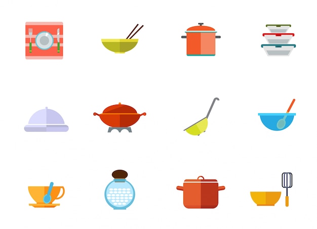 Набор иконок для кухонной утвари