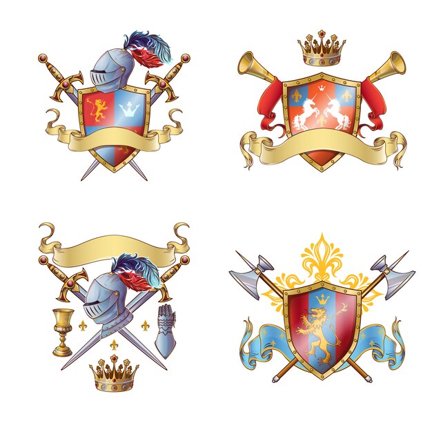 Knight Colorful Emblems