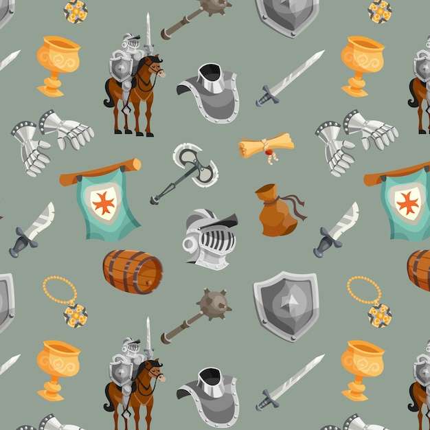 Knight Seamless Pattern