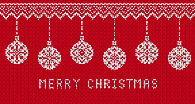 クリスマスのシームレスなプリント ニットパターン ブルーのニットセーターの質感 クリスマスの冬の幾何学的な飾り プレミアムベクター