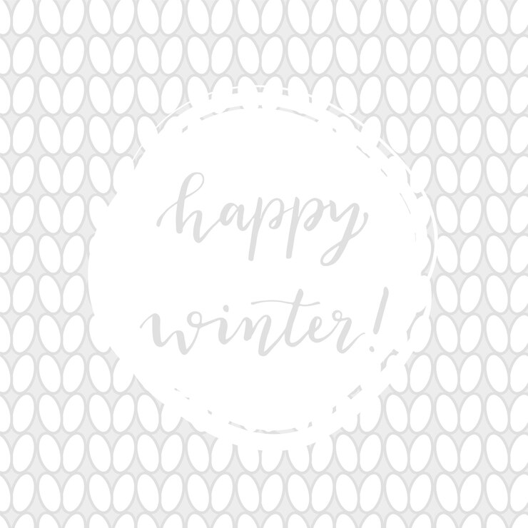 Free Vector knitted winter background