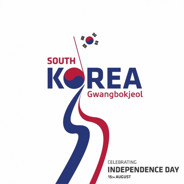 Korea independence day background design