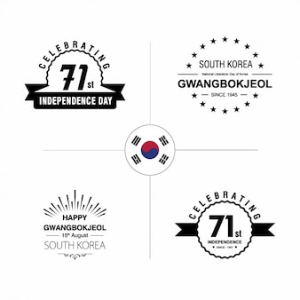 한국 독립 기념일 배지