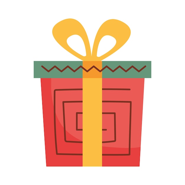 Free vector kwanzaa gift box