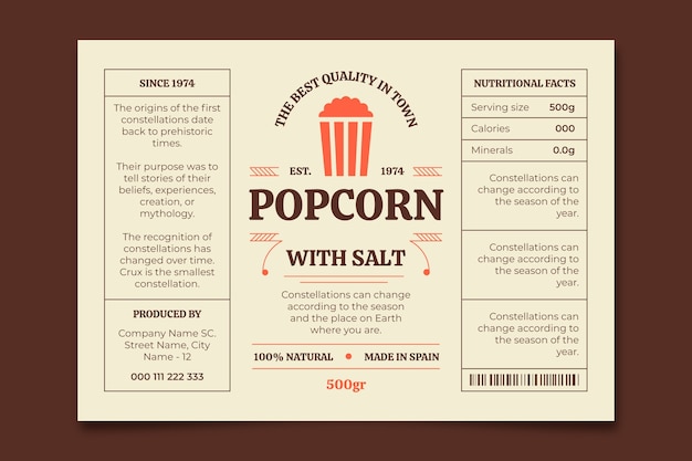 label template design
