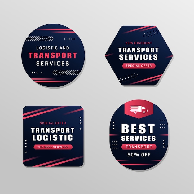 Labels collection for transport and conveyance