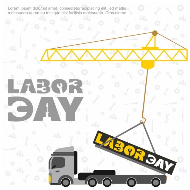 Free vector labor day background