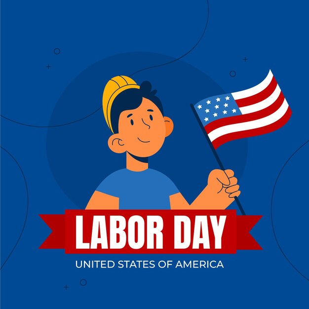 Free vector labor day background