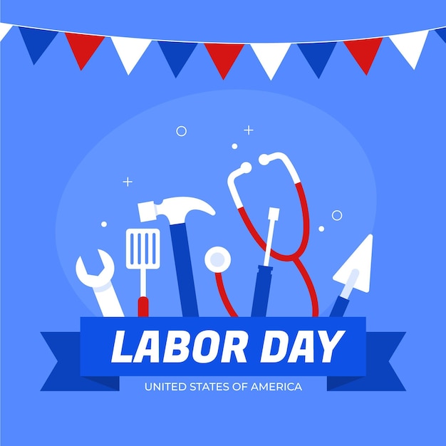 Free vector labor day background