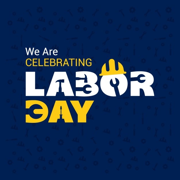 Free vector labor day celebration background