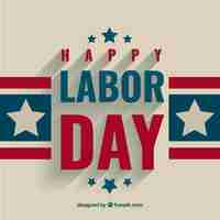 Free vector labor day greeting background