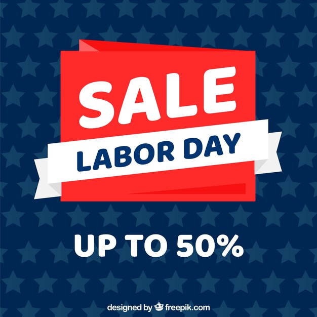 Free vector labor day sale background