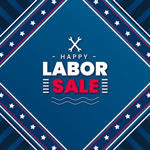 Labor day sale banner