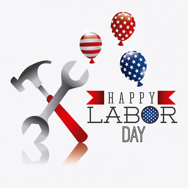 Labor day usa design.