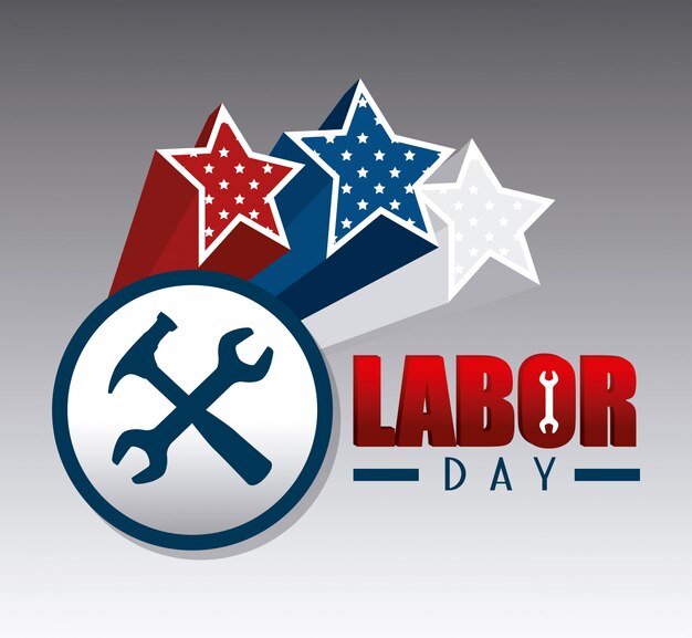 Labor day usa design.