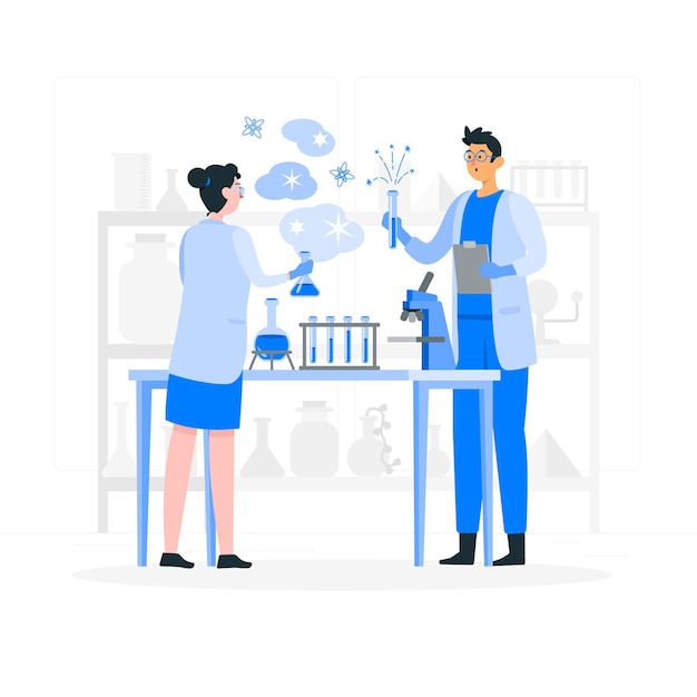 Laboratory concept illustration