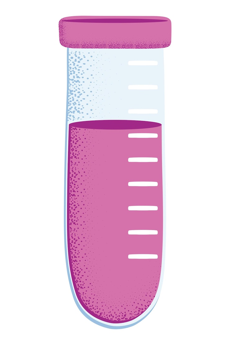 Free Vector laboratory tube test