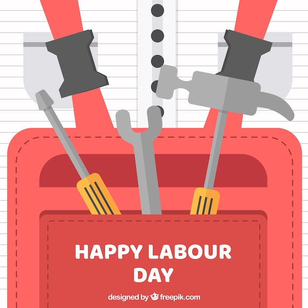 Free vector labour day background