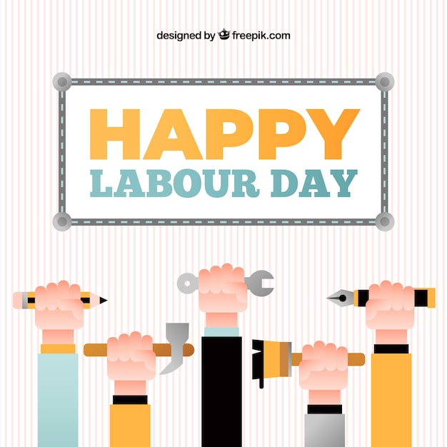 Free vector labour day background