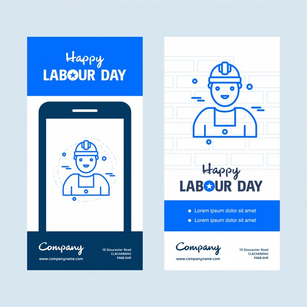 Labour Day USA Banner