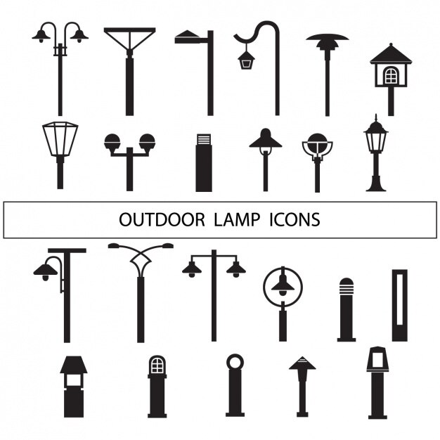 Lamps silhouettes collection