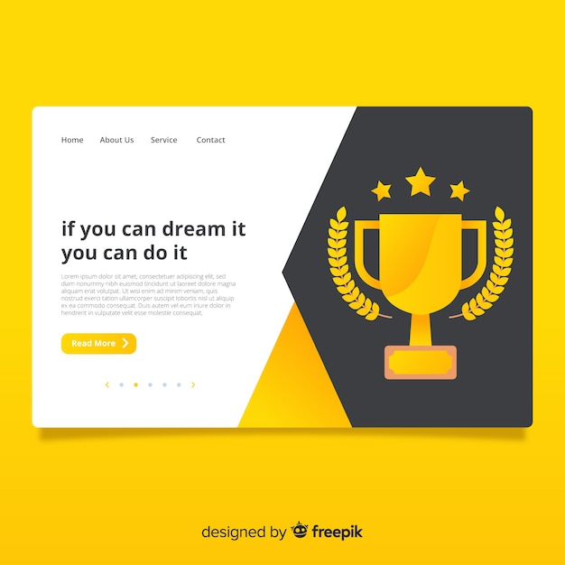 landing page