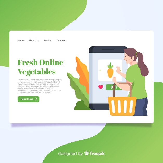 Landing page