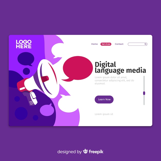 Landing page