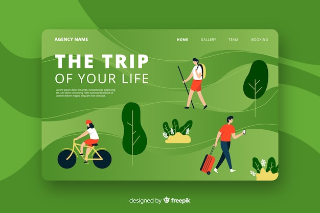 Landing page