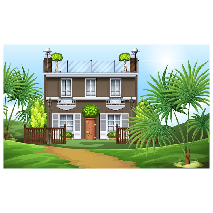 मुफ़्त वेक्टर landscape background design