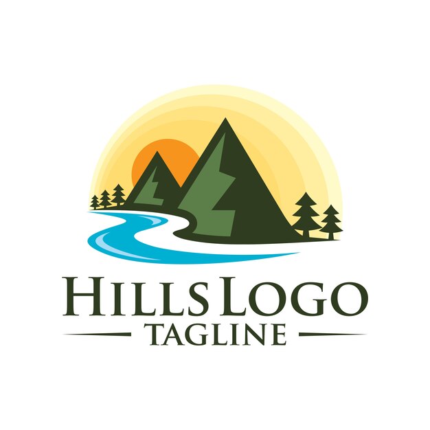 Free PSD | Free landscape logo design