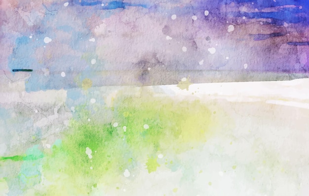 Landscape texture of watercolor background