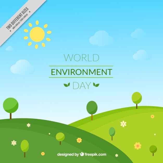 Landscape for world environment day