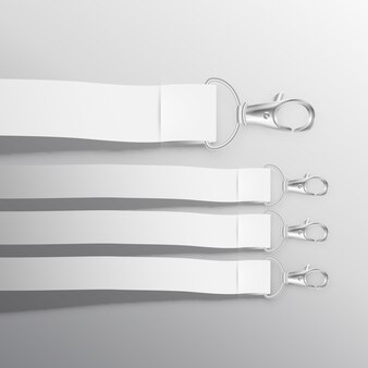Download Work card template with lanyard | Free PSD File