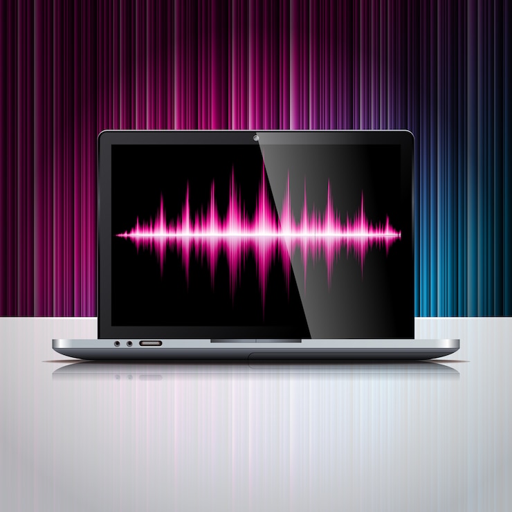 Free Vector laptop mock up design