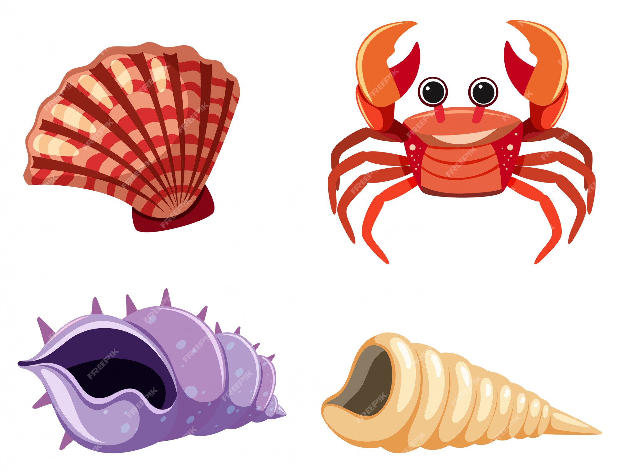 Premium Vector | Large set of different types of animals