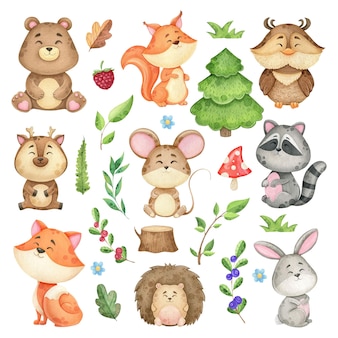 Download Watercolor Animals Images Free Vectors Stock Photos Psd
