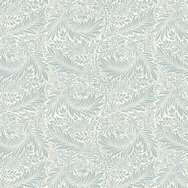 Free vector larkspur by william morris